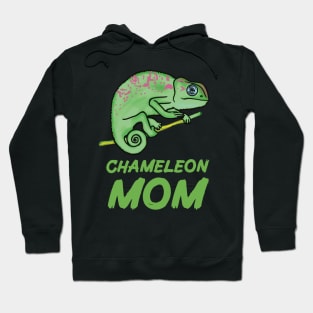 Green Chameleon Mom for Chameleon Lovers Hoodie